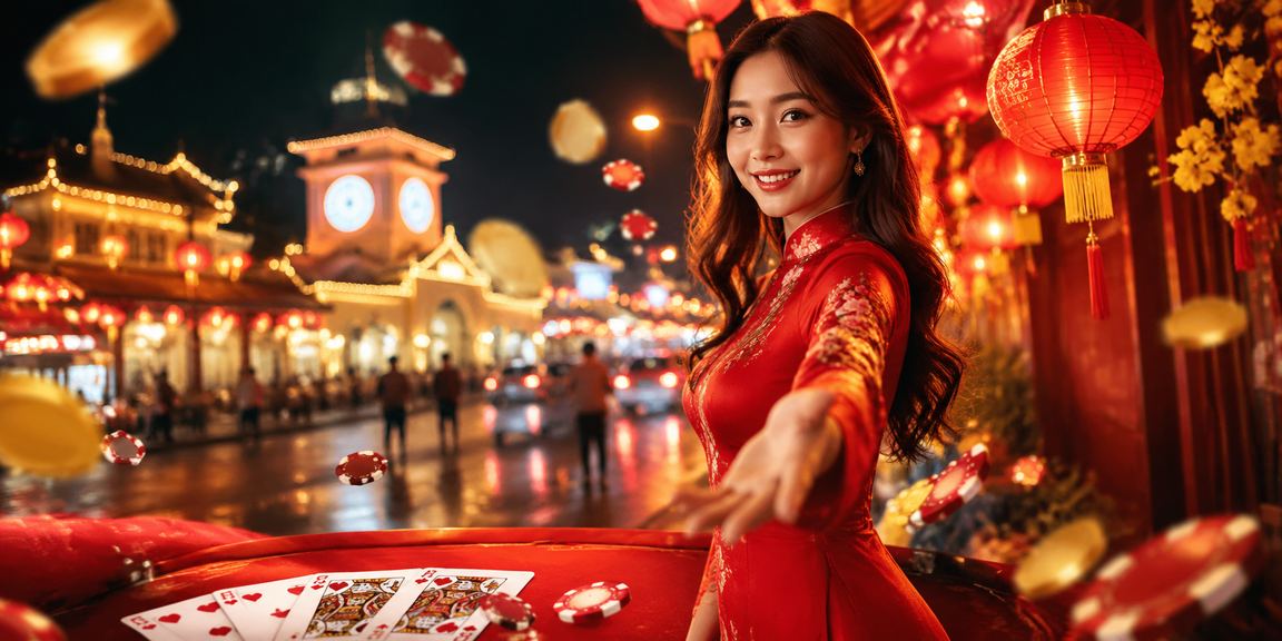 Trò chơi casino trực tiếp sôi động tại chợ đêm Hồ Chí Minh