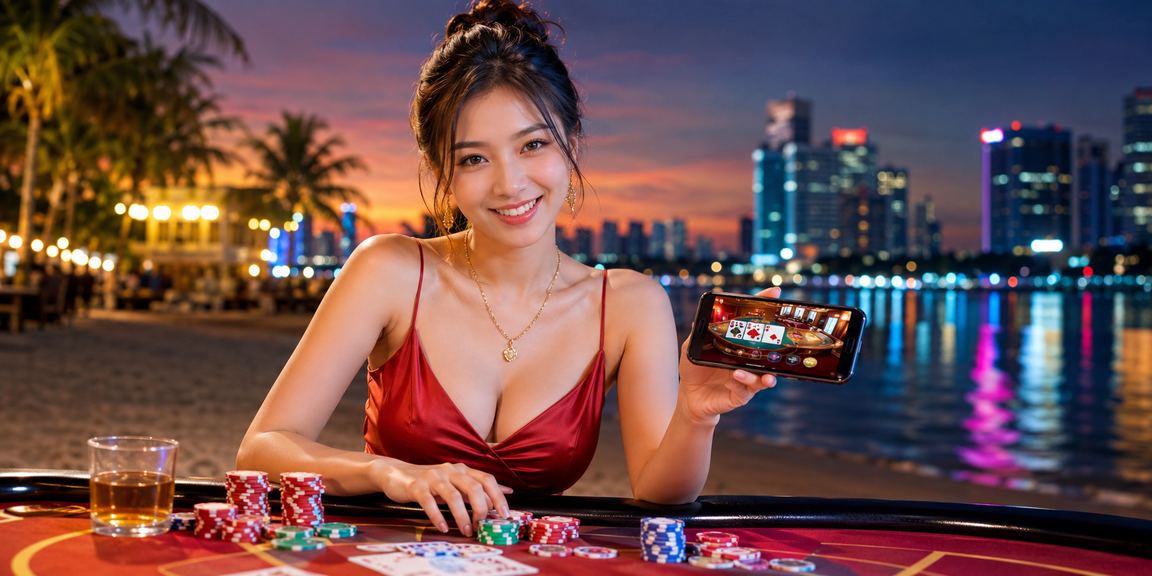 Trò chơi trên điện thoại di động tại Vũng Tàu bãi biển sôi động